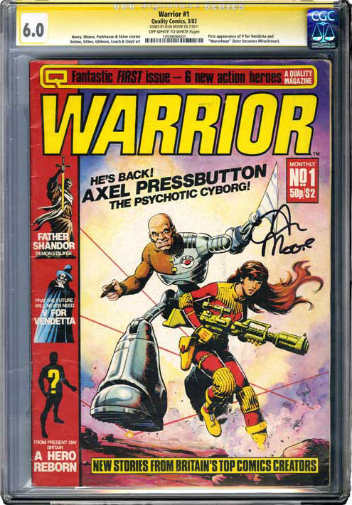 Alan Moore Warrior CGC 6.0