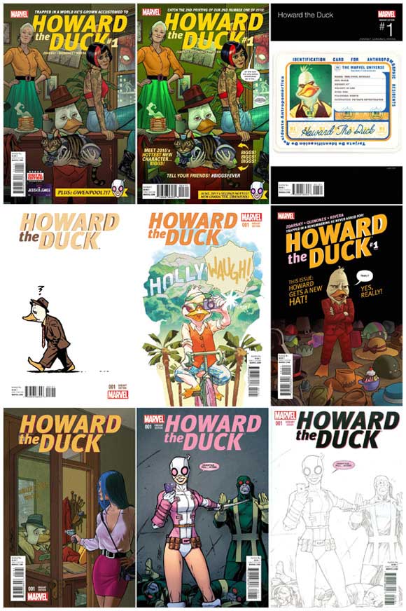 HOWARD THE DUCK #2 1:10 INCENTIVE VARIANT COVER
