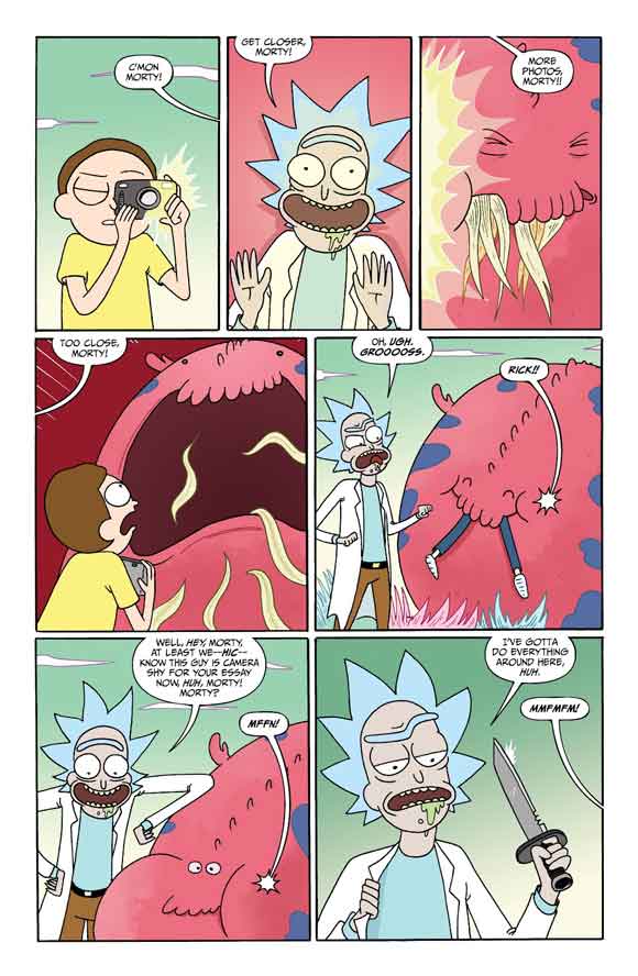 Rick and Morty: Lil' Poopy Superstar #1 Interior Sample: Grooooss