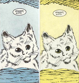Sandman 18 Yellow and Blue cat