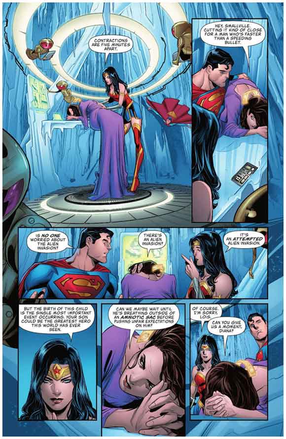 Superman: Son of Kal-El #1 Interior Sample: Contractions