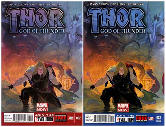 Thor: God of Thunder #2: Other editions
