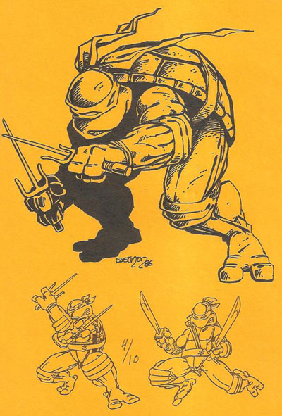 Turtlemania Special #1 Gold 4 of 10