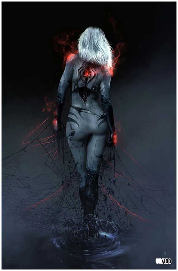 WHITE WIDOW #1 2ND PRINT COVER B JAMIE TYNDALL RED GIANT ENTERTAINMENT COMICS